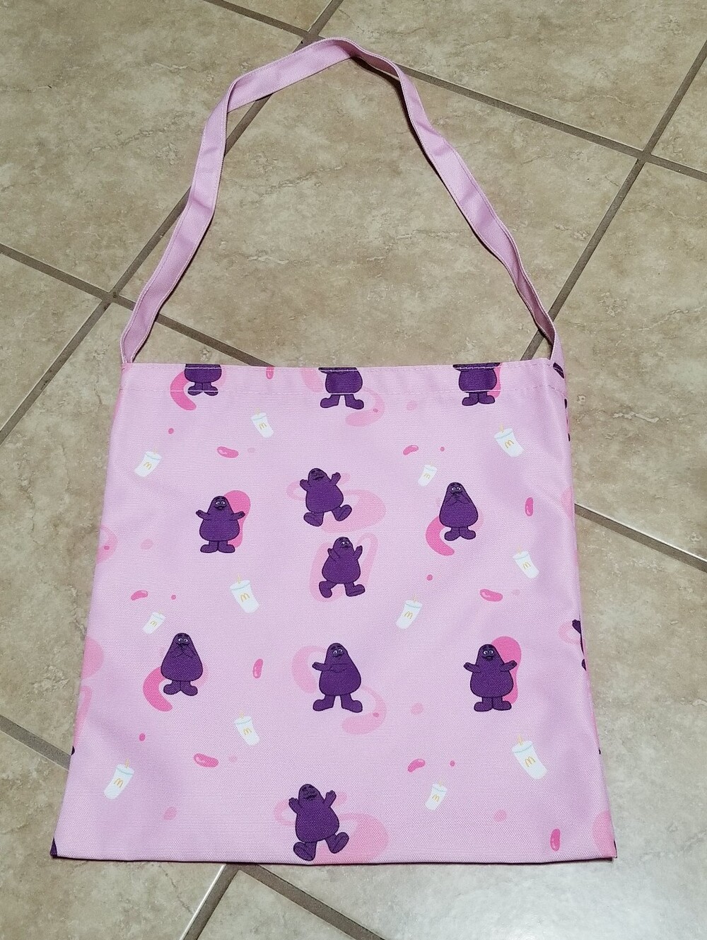 McDonald's Smilemakers Grimace Shake Recycled Tote